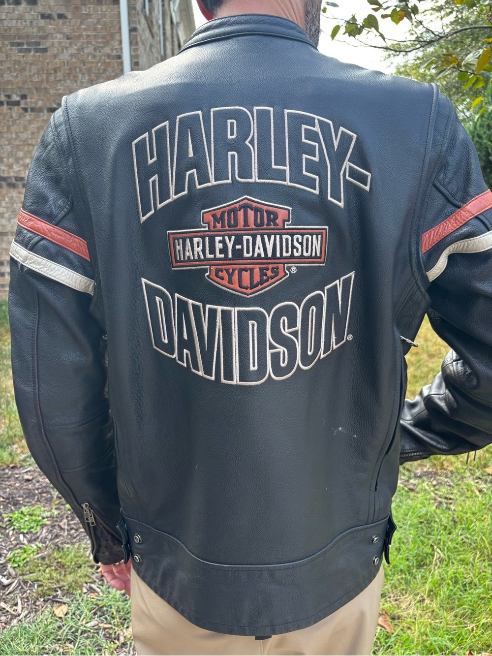 Harley Davidson leather riding jacket